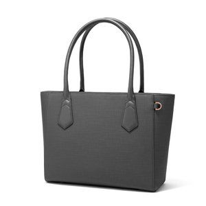 Dagne Dover Classic Signature Tote in Graphite